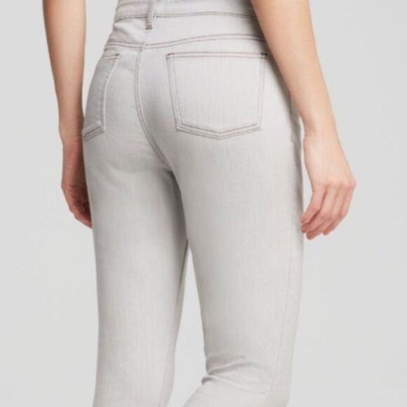 EILEEN FISHER Garment Dyed Light Wash Skinny Organic Cotton Jeans R16MDN Size 6 - Picture 2 of 15